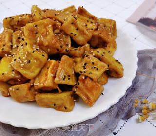 糖醋茄子的做法步骤:11