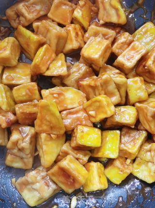 糖醋茄子的做法步骤:10
