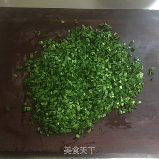虾皮韭菜饼的做法步骤:8