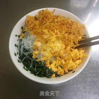 虾皮韭菜饼的做法步骤：10