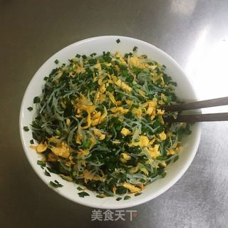 虾皮韭菜饼的做法步骤：11