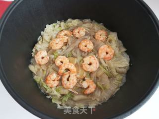 虾仁白菜炖粉条的做法步骤:12