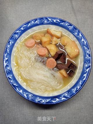 猪血粉丝豆腐汤的做法步骤：8