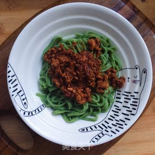 干拌菠菜臊子面的做法步骤：13