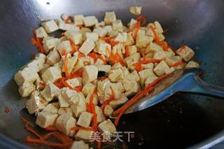 豆腐炒鸡蛋的做法步骤:7