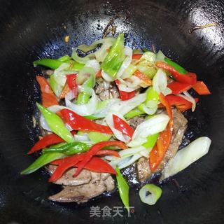 爆炒猪肝的做法步骤:11