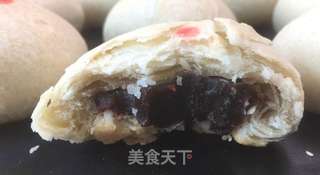 苏式豆沙月饼,层层酥脆,一口下去甜蜜满满,特别好吃!的做法步骤:19