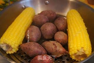 蒸紫薯的做法步骤：3