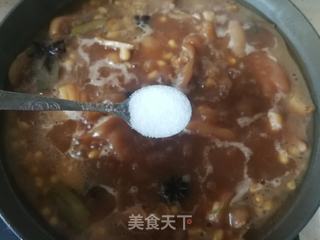 猪蹄炖黄豆的做法步骤:21