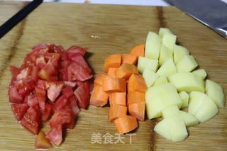 番茄排骨饭的做法步骤:2