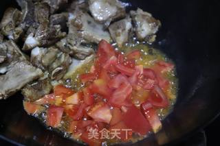 番茄排骨饭的做法步骤:4