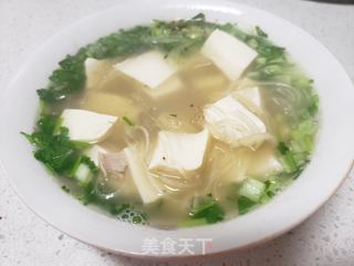 粉条豆腐汤的做法步骤：6