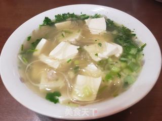 粉条豆腐汤的做法步骤：7