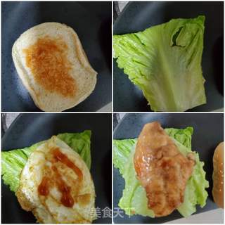 鸡肉汉堡的做法步骤:7