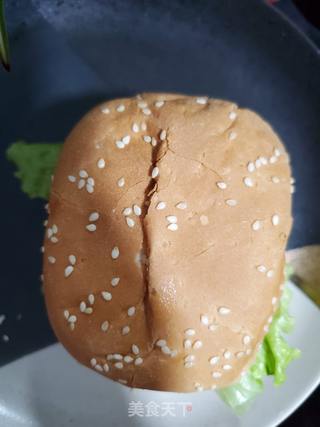 鸡肉汉堡的做法步骤:8