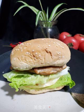 鸡肉汉堡的做法步骤:9