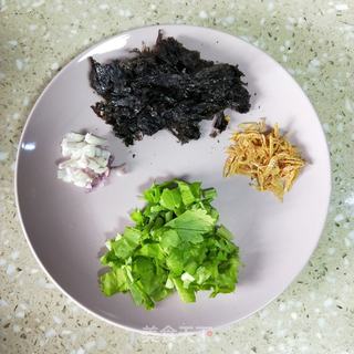 肉丸紫菜汤的做法步骤:3