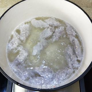 肉丸紫菜汤的做法步骤:6