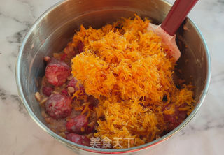 草莓燕麦拉丝蛋糕的做法步骤:6