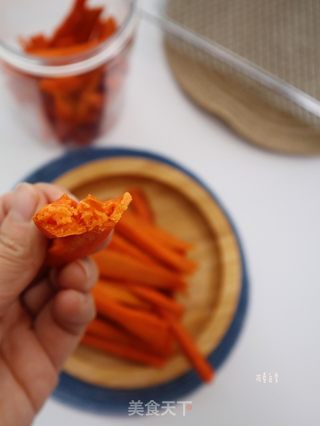 自制无添加红薯条❗️宝宝零食烤红薯干( 适合20个月以上婴幼儿辅食)的做法步骤:9