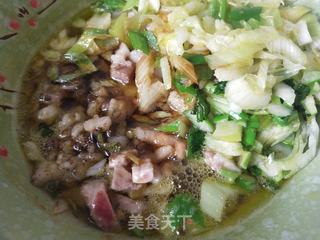 南瓜白菜猪肉粉条包的做法步骤:7