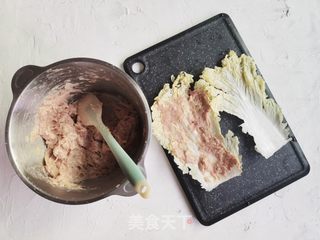 瑶柱白菜炖肉的做法步骤:4