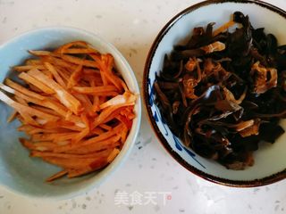 三丝汤的做法步骤:3