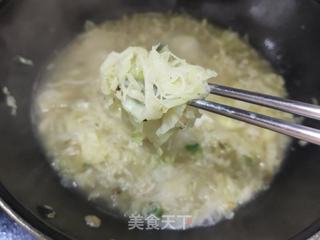 白菜挂面汤的做法步骤:9