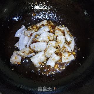 粉肠豆干煲的做法步骤:6
