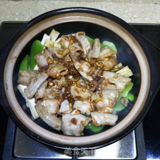 粉肠豆干煲的做法步骤:9
