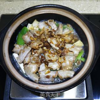 粉肠豆干煲的做法步骤:10