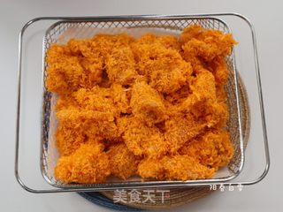 外酥里嫩鸡米花?(无油烤箱版)味道超赞✅的做法步骤:5