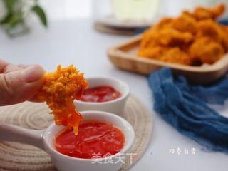 外酥里嫩鸡米花?（无油烤箱版）味道超赞✅的做法步骤：8