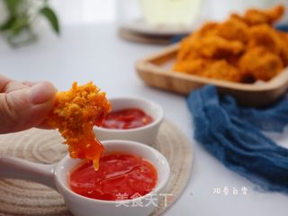外酥里嫩鸡米花?(无油烤箱版)味道超赞✅的做法步骤:8