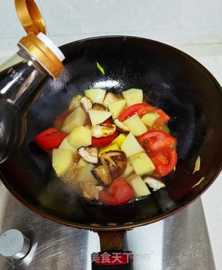 土豆炖三鲜的做法步骤:10