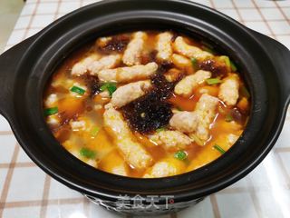 茄汁虾滑煲的做法步骤:13