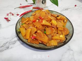 老干妈酱土豆片的做法步骤：10