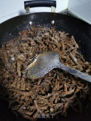 麻辣牛肉干的做法步骤:17