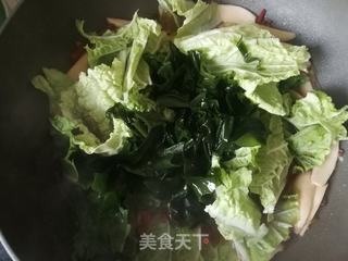 杏鲍菇白菜海带炖粉条的做法步骤：9