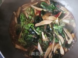杏鲍菇白菜海带炖粉条的做法步骤:12