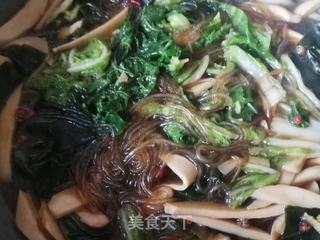 杏鲍菇白菜海带炖粉条的做法步骤：13