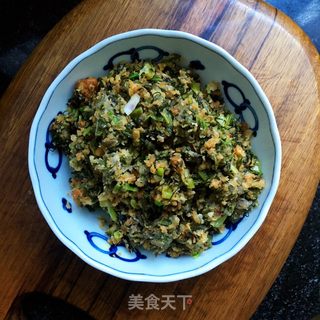 蒜香莴笋叶麦饭的做法步骤：11