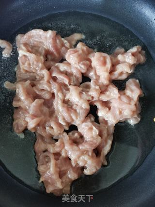 茭白炒三丝的做法步骤:6