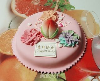 创意翻糖生日蛋糕的做法步骤:25