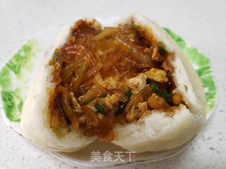 白萝卜鸡蛋粉条包的做法步骤:18