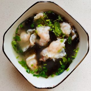 紫菜捶虾片汤的做法步骤:15