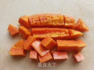 木瓜炖银耳的做法步骤:2