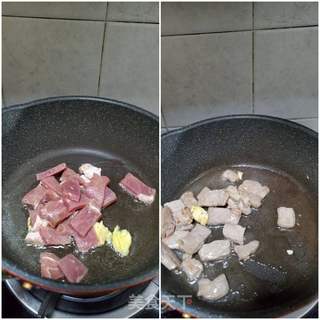 牛排白菜炖粉皮的做法步骤:3