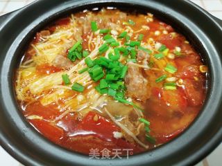 蕃茄肥牛煲的做法步骤：11