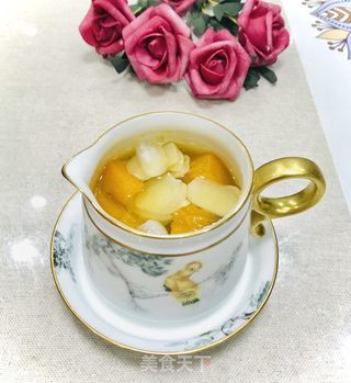 南瓜炖百合糖水的做法步骤：6